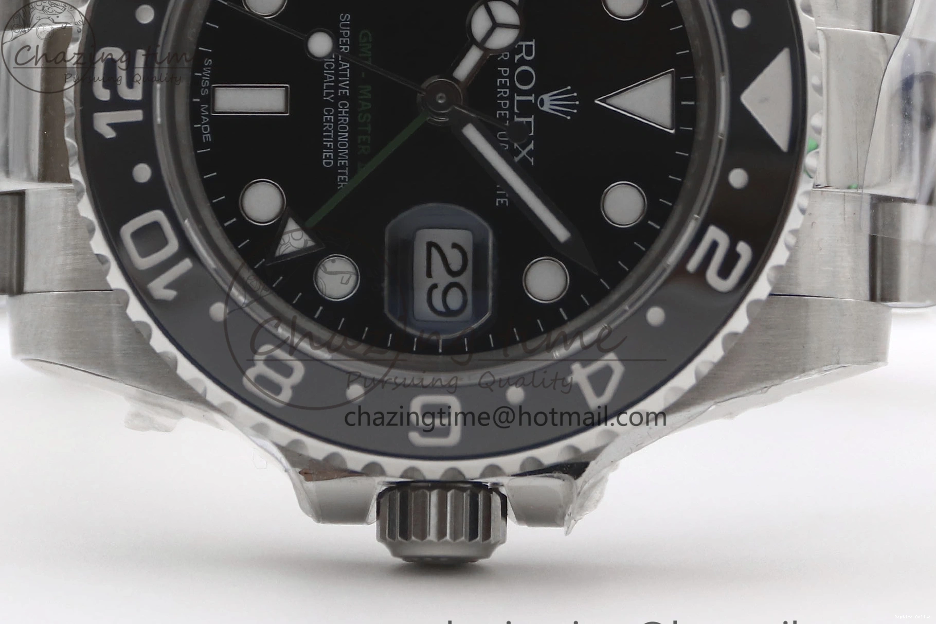 0215 Tailored GMT Master II 116710 LN 904L SS TW+ Best Edition on Oyster Bracelet VR3186 CHS 1980